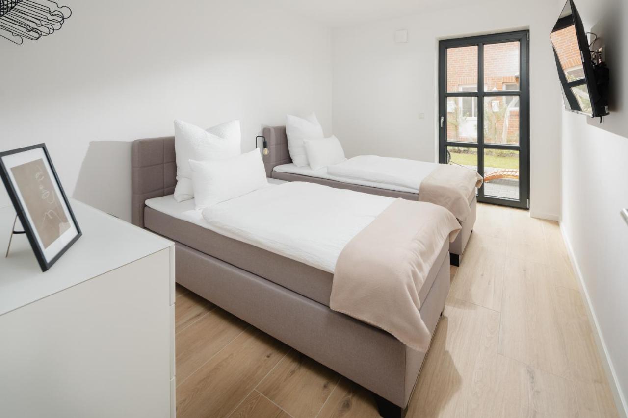 Kuesten Suite Nord - Direkte Wasserlage, Terrasse, 70Qm Greetsiel Exterior foto